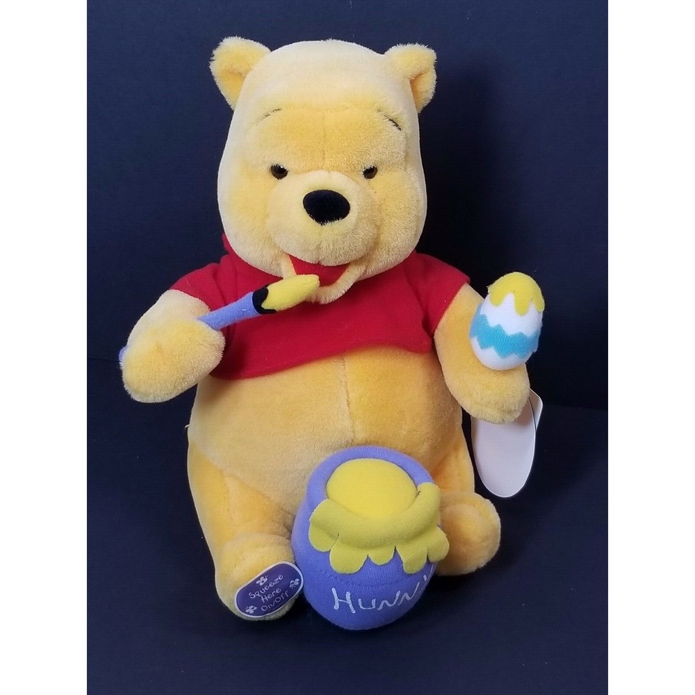 Winnie The Pooh Animated Easter Display Figure Plush